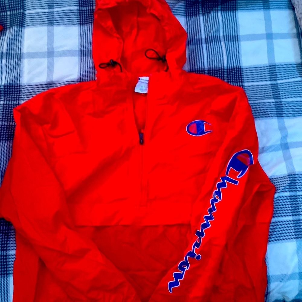 Orange champion windbreaker new